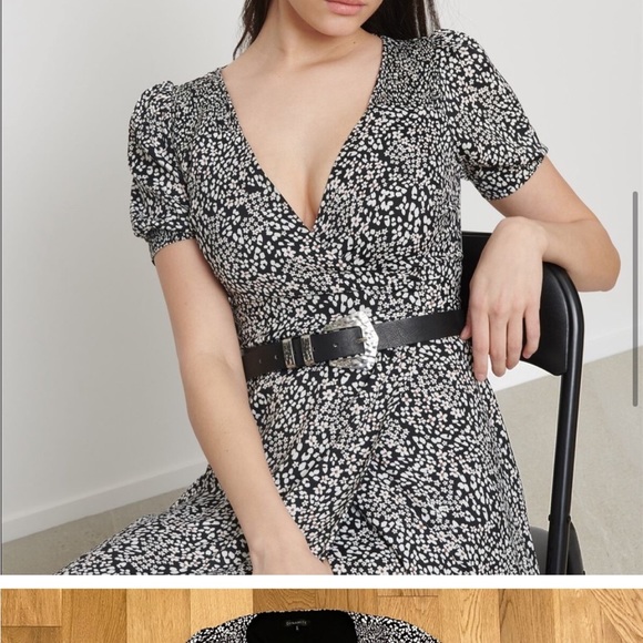 DYNAMITE | Miranda MIDI Wrap Dress - Picture 6 of 7